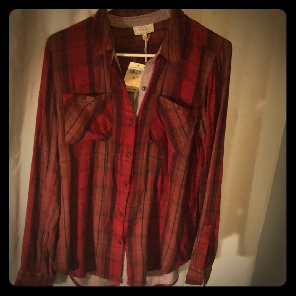 Lucky Brand super soft flannel button down